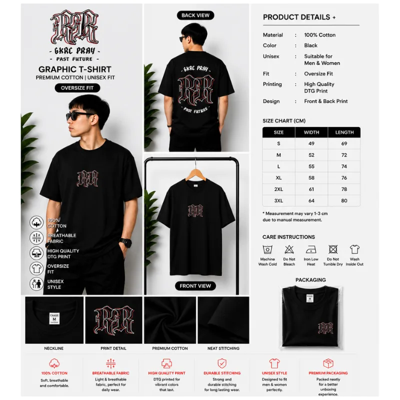 RER Gothic Oversize T-Shirt