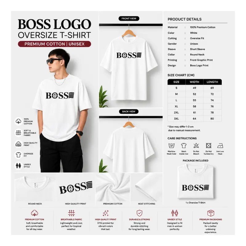 BOSS Logo Oversize T-Shirt