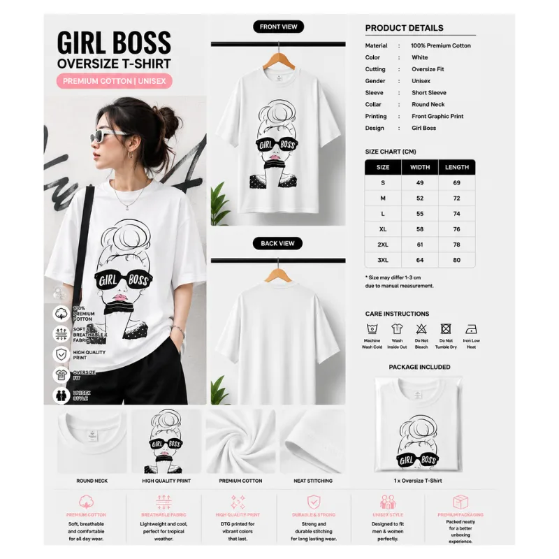 Girl Boss Oversize T-Shirt