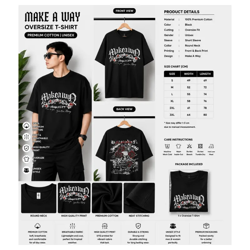 Make A Way Oversize T-Shirt