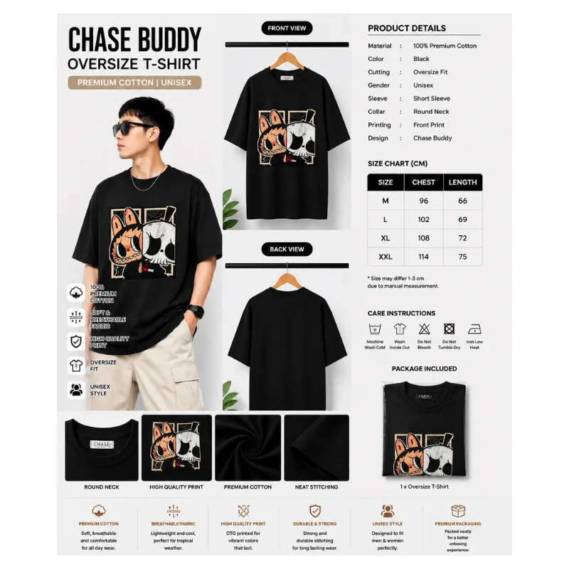 Chase Buddy Oversize T-Shirt
