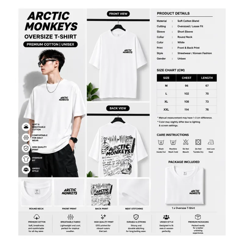 Arctic Monkeys Oversize T-Shirt