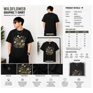 Wildflower Graphic T-Shirt thumbnail 2