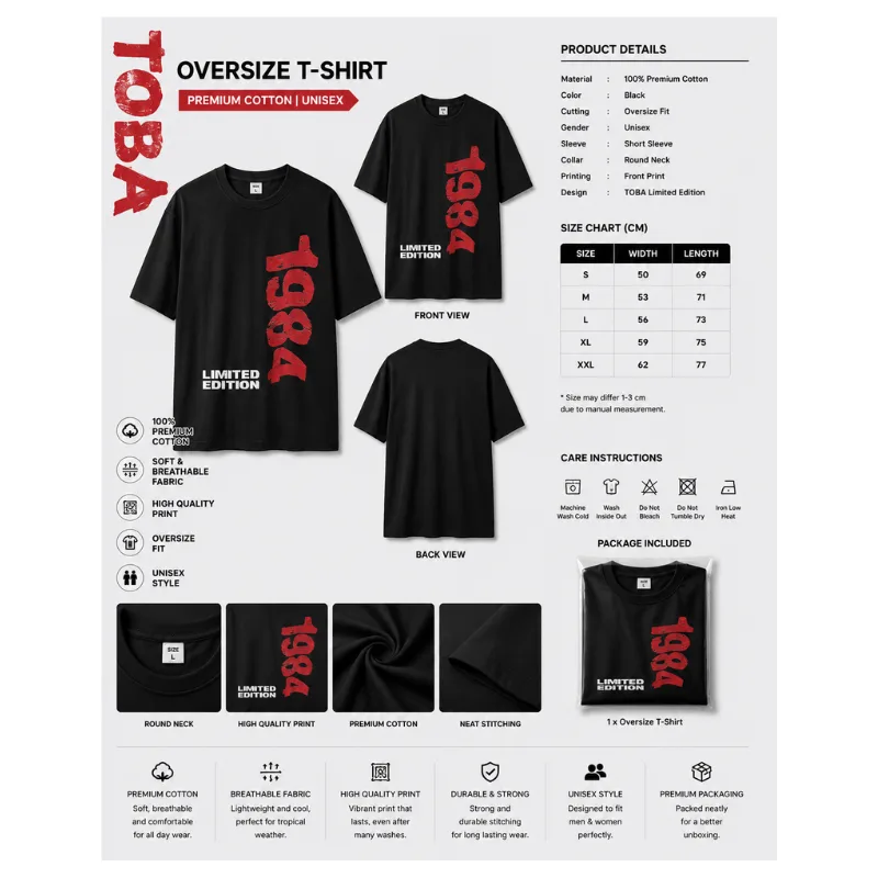 1984 Limited Edition Oversize T-Shirt