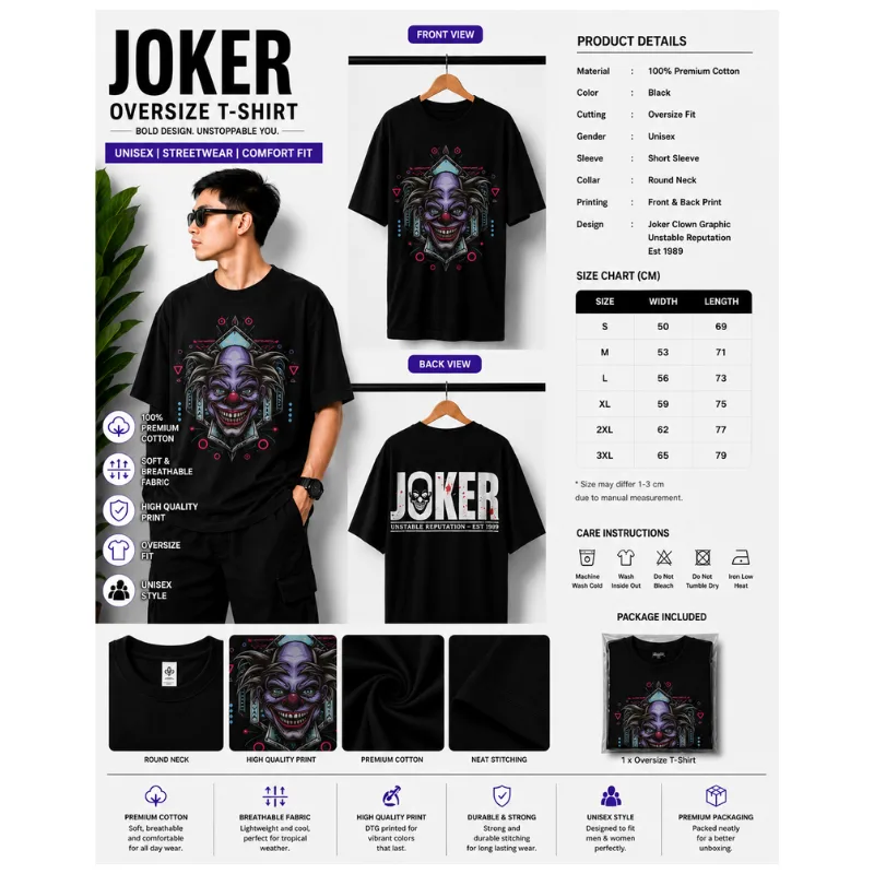 JOKER Oversize T-Shirt