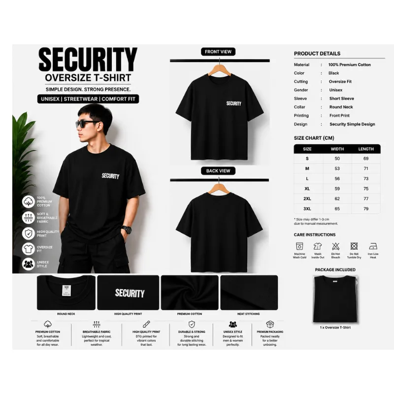 SECURITY Oversize T-Shirt
